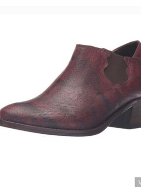 WOLVERINE ALICE LEATHER ANKLE BROWN FLORAL BOOTS SIZE 7 NWT